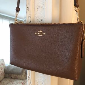 Brown Leather Coach Purse